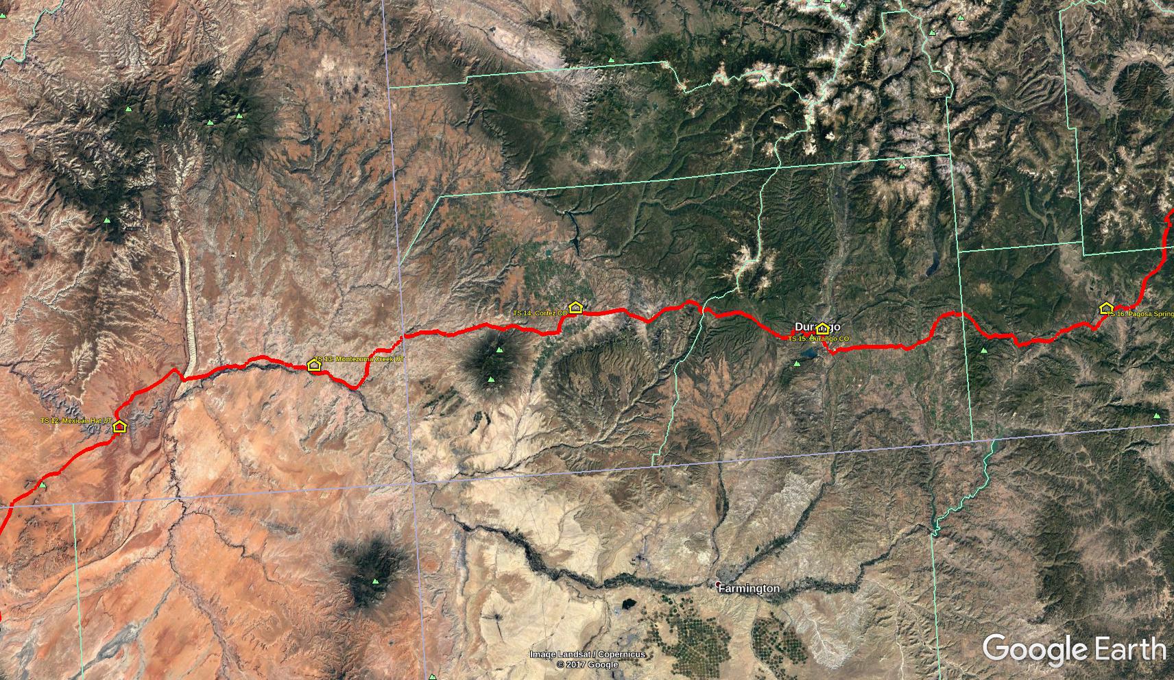 Cortez sur Google Earth