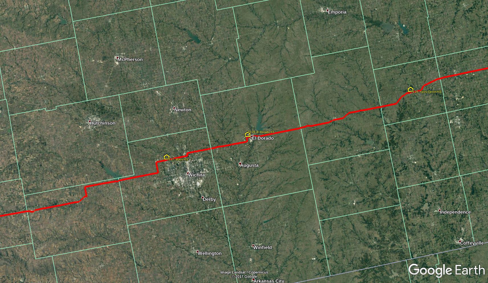 El Dorado on Google Earth