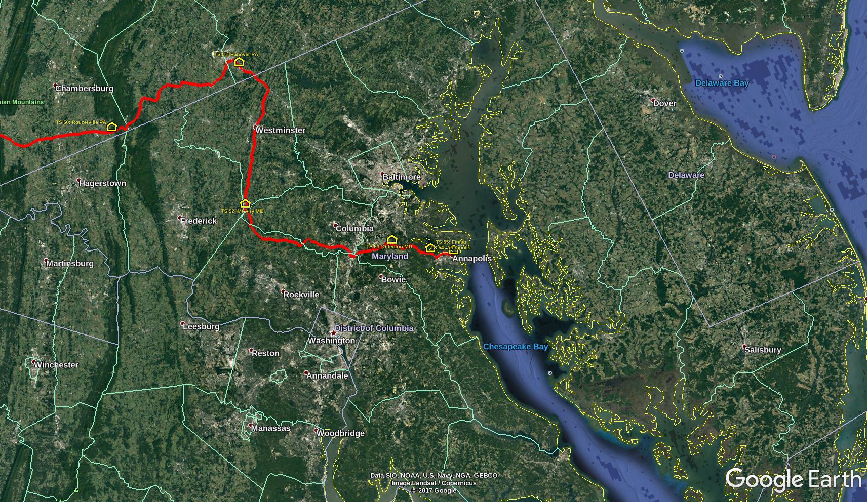 Annapolis on Google Earth