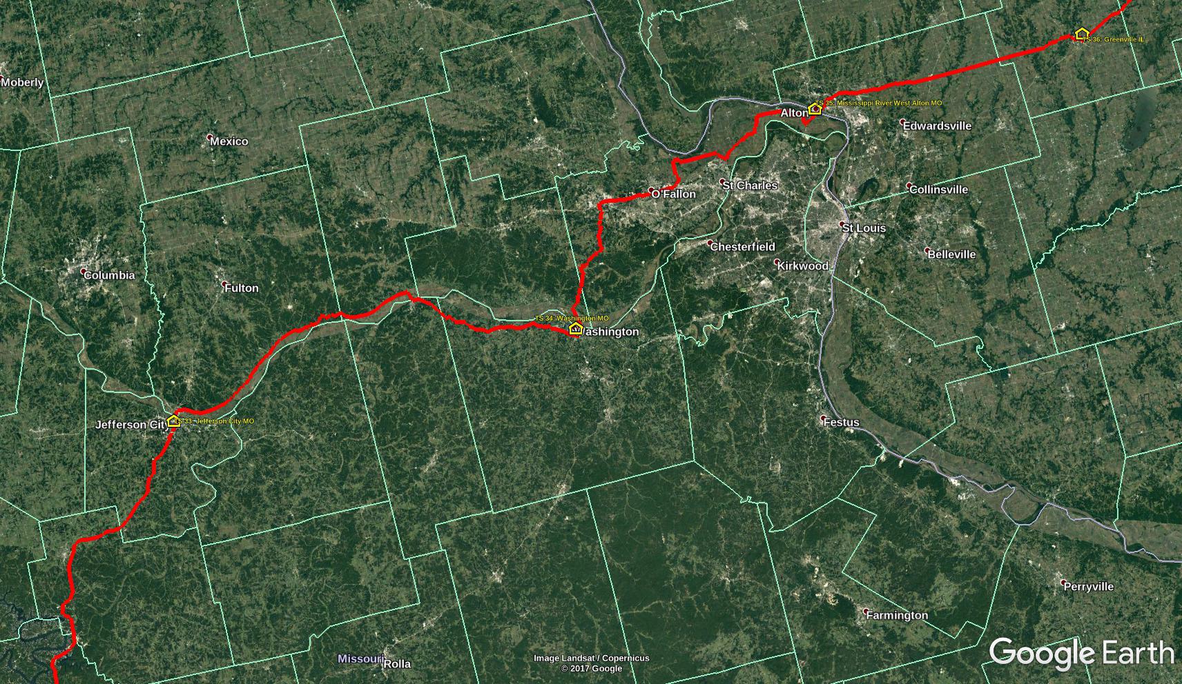 Washington on Google Earth