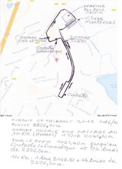 Le parcours des 24h de Saint Thibault Des Vignes 2013