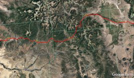 Pagosa Springs sur Google Earth