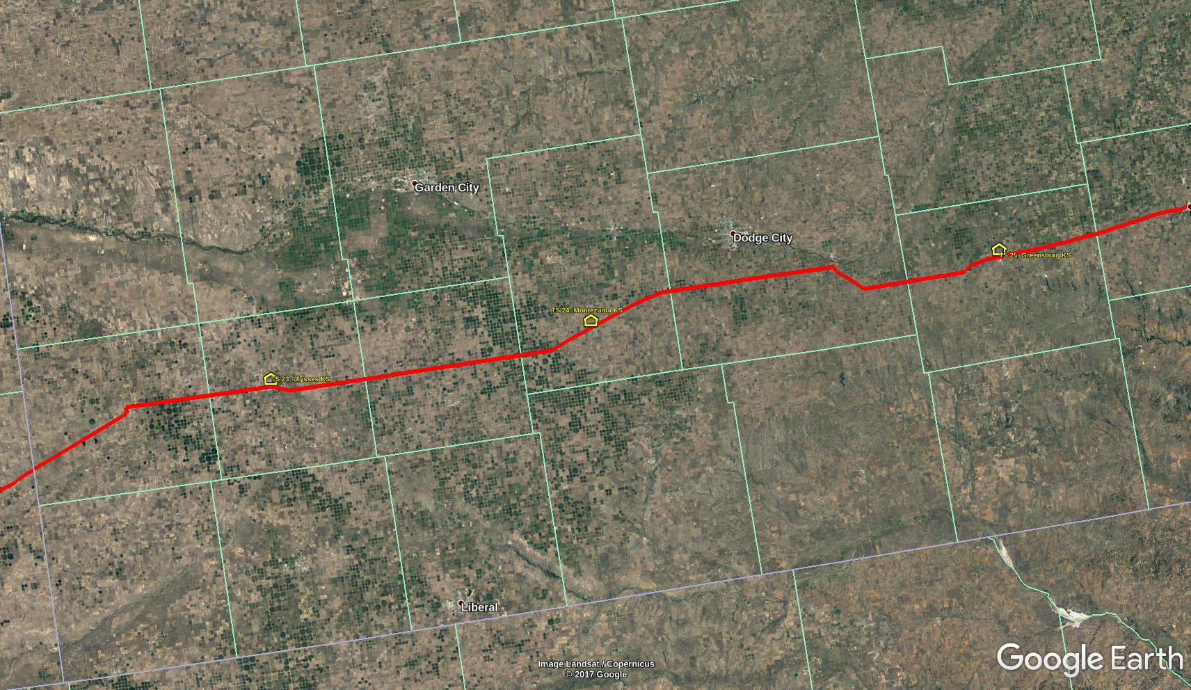 Montezuma sur Google Earth