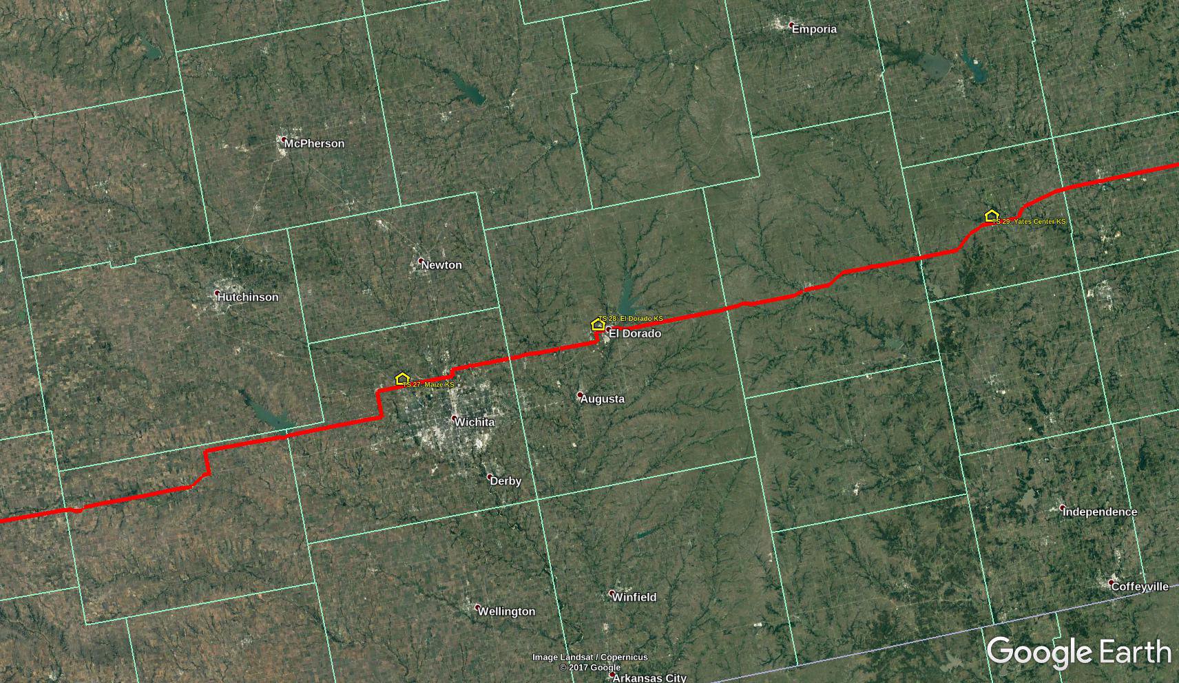El Dorado on Google Earth
