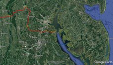 Arrivée sur Google Earth