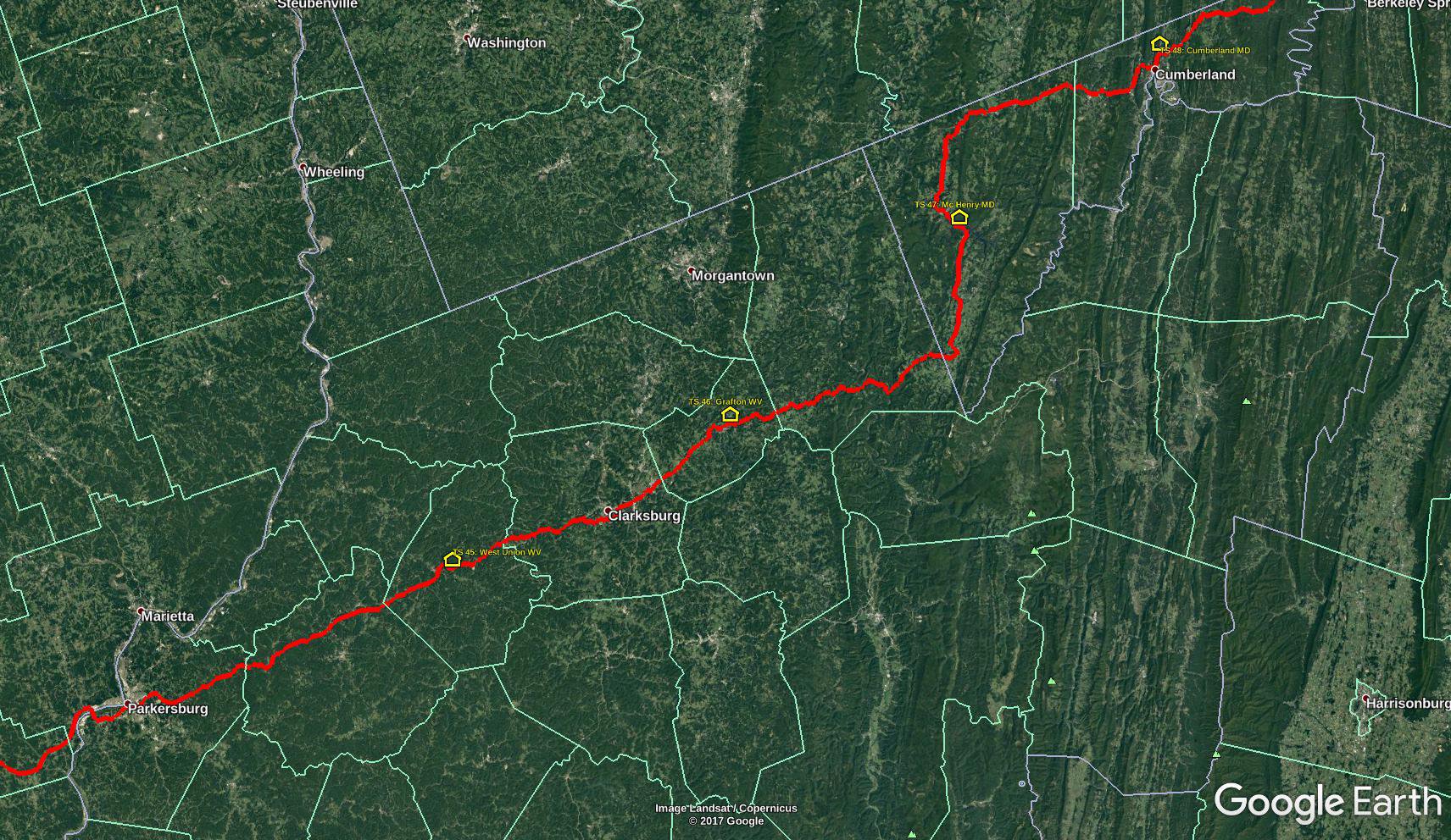 Grafton sur Google Earth