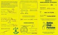 Carton de pointage, recto