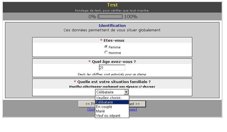 Sondages : un exemple