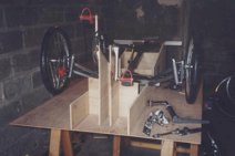 Le châssis en construction